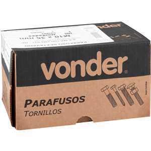 Parafuso sextavado 8.8, 10 mm x 35 mm, MA, rosca parcial, DIN 931, VONDER
