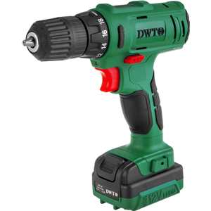 Parafusadeira/furadeira a bateria, 12 V, fonte bivolt automática, PFD 120 DWT