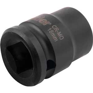 Soquete sextavado de impacto, encaixe de 1/2" x 18,0 mm, VONDER