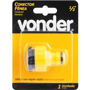 Conector plástico para torneira, rosca fêmea 3/4" VONDER