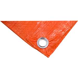 Lona de polietileno laranja 2 m x 2 m, 100 micra, VONDER LEVE