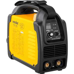 Inversor para solda com eletrodo e TIG, 150 A, RIV 156, com display digital, monofásico, 127 V~ - 220 V~ - Seleção automática, VONDER