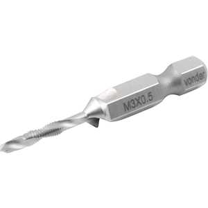 Broca/macho combinado M3 x 0,5 mm, VONDER