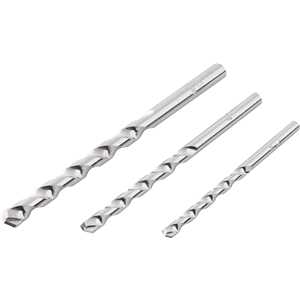 Jogo de brocas para concreto, com ponta de metal duro, 5 mm a 8 mm, com 3 peças, VONDER