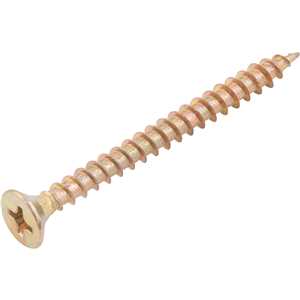 Parafuso madeira chipboard, cabeça chata, fenda cruzada/phillips, 4,0 mm x 45,0 mm, VONDER