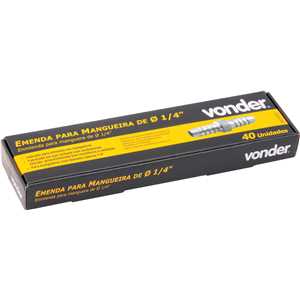 Emenda para mangueira 1/4", VONDER