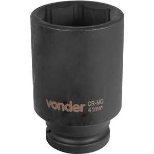 Soquete sextavado longo de impacto, 41 mm, encaixe de 3/4", VONDER