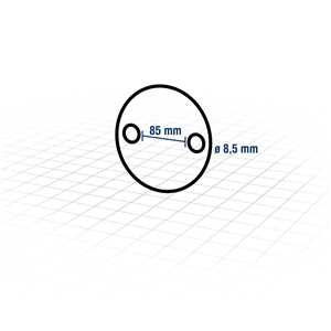 Torno de bancada fixo, n° 5, em ferro nodular, VONDER