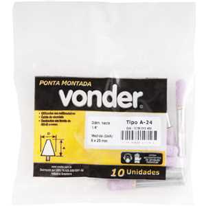 Ponta montada A-24 haste 1/4" VONDER