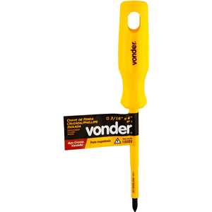 Chave phillips com haste isolada 3/16" x 4" VONDER