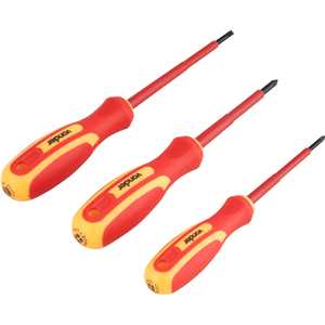 Jogo de chaves de fenda/phillips com 3 peças, IEC60900, VONDER