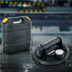 Ventosa 203 mm, com bomba de vácuo a bateria 3,7 V recarregável, 100 kgf, VBV 137, VONDER