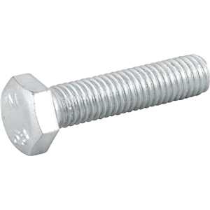 Parafuso sextavado zincado 8 mm x 35 mm, MA, rosca total, VONDER