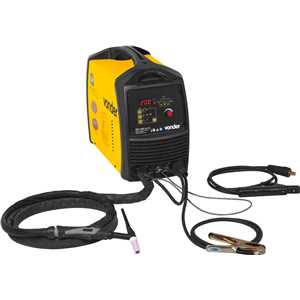 Inversor para solda com eletrodo e TIG, 200 A, RIV 206 AC/DC, com alimentação 85 V~ - 265 V~ automático, monofásico, VONDER