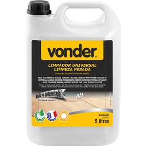 Limpador universal limpeza pesada, 5 litros, VONDER
