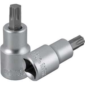 Soquete hexalobular macho T-50, encaixe 1/2", VONDER