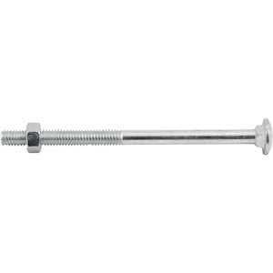 Parafuso francês zincado, 5/16" x 5", com porca, VONDER