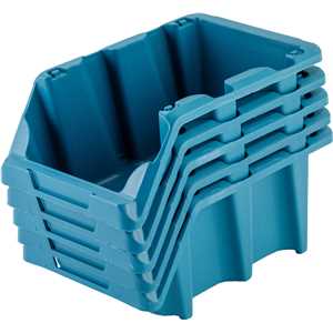 Estante metálica, com gaveteiros modelo prático azul, 54/5 VONDER