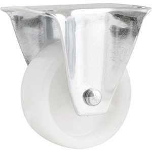 Rodízio fixo industrial leve 1", de nylon, branco, VONDER