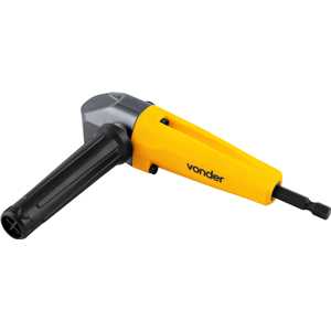 Adaptador angular para parafusadeira/furadeira, encaixe de 1/4", VONDER