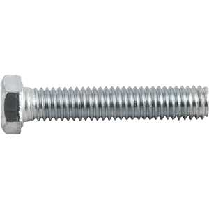 Parafuso sextavado zincado 3/8" x 2", UNC, rosca total, VONDER