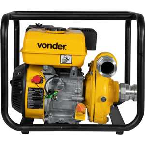 Motobomba a gasolina 2", alta pressão, motor 4 tempos, VONDER