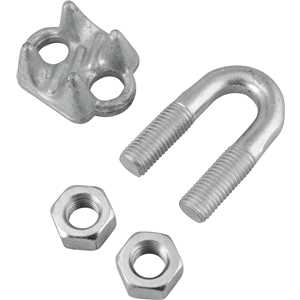 Clips para cabo de aço 7/8" - 22,20 mm, pesado, VONDER PLUS