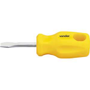 Chave de fenda 3/16" x 1.1/2", toco, VONDER
