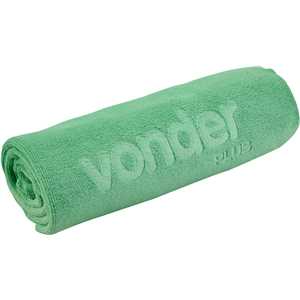 Toalha de microfibra, 40 cm x 60 cm, 400 g/m² (gsm), verde, VONDER PLUS
