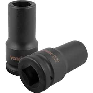 Soquete sextavado longo de impacto, 22 mm, encaixe de 3/4", VONDER