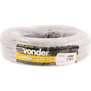 Mangueira para jardim, trançada, transparente, 20 m, VONDER