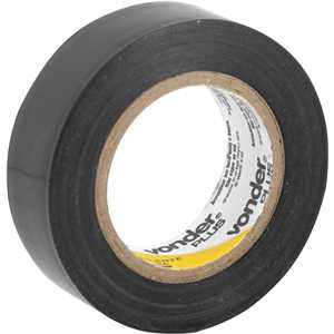 Fita isolante, 19,0 mm x 10 m, preta, VONDER PLUS
