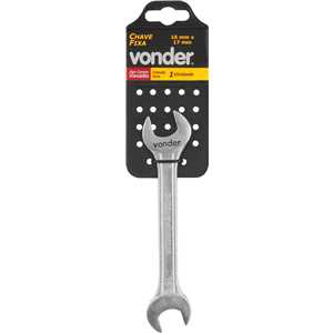 Chave fixa 16 mm x 17 mm, VONDER