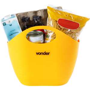 Bolsa plástica multiuso, 8,5 litros, amarela, VONDER