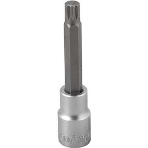 Soquete multidentado, longo, com encaixe de 1/2", M10, VONDER