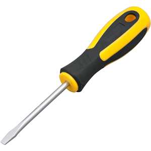 Chave de fenda 3/16" x 3", aço cromo vanádio, cabo emborrachado, VONDER PLUS
