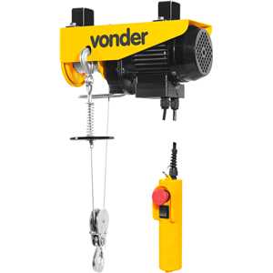 Guincho elétrico para 0,1 tonelada (0,1 tf) / 0,2 tonelada (0,2 tf) GEV 200 127 V~ VONDER