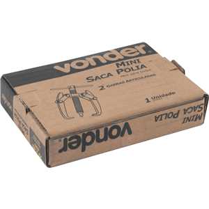 Saca-polia com 2 garras articuladas, 70 mm x 45 mm, VONDER