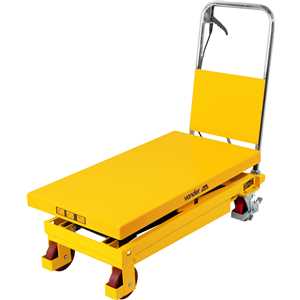 Mesa hidráulica pantográfica, 0,35 tonelada (0,35 tf), duplo estágio, MPP 352, VONDER