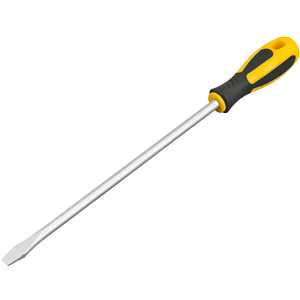 Chave de fenda 3/8" x 10", aço cromo vanádio, cabo emborrachado, VONDER PLUS