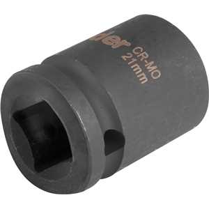 Soquete sextavado de impacto, encaixe de 1/2" x 21,0 mm, VONDER