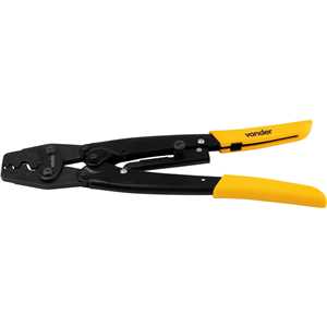 Alicate crimpador, terminais sem isolação, 1,25 mm² a 16,0 mm², ACV 160, VONDER