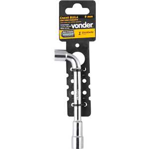 Chave biela com furo passante, 9 mm, VONDER