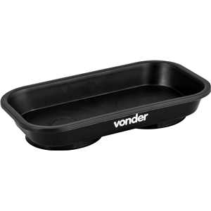 Bandeja magnética retangular, plástica, 140 mm x 240 mm, VONDER