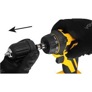 Mandril de aperto rápido, 0,8 mm - 10,0 mm, 3/8", VONDER