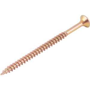 Parafuso madeira chipboard, cabeça chata, fenda cruzada/pozidrive, 5,0 mm x 80,0 mm, VONDER