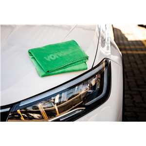 Toalha de microfibra, 40 cm x 60 cm, 400 g/m² (gsm), verde, VONDER PLUS