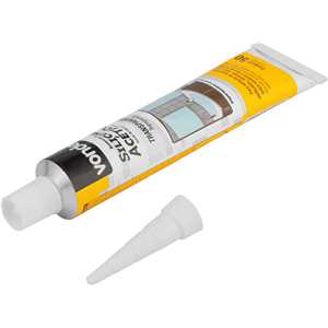 Borracha de silicone acético, transparente, 50 g, VONDER