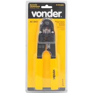 Alicate crimpador, RJ45, AC 045, VONDER
