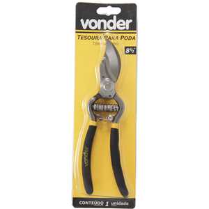 Tesoura para poda, 8.1/2", bico curvo, VONDER